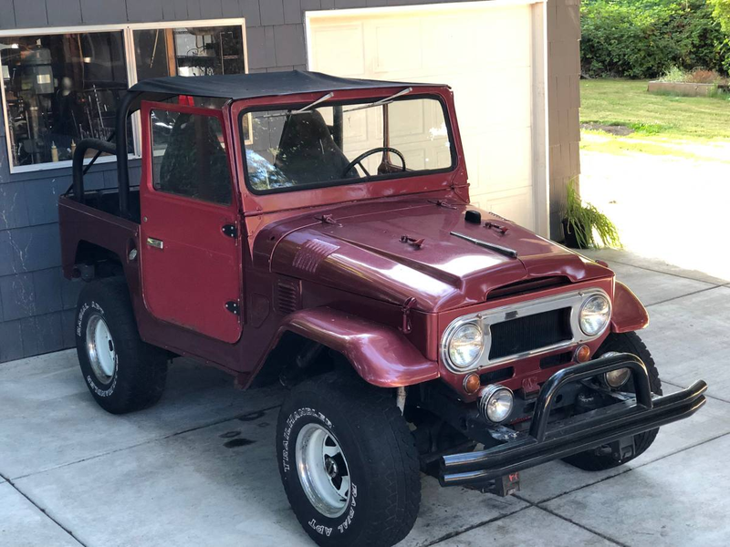 Illustration for article titled At $7,450, Would You Rock-On In This SBC-Powered 1968 Toyota FJ40?